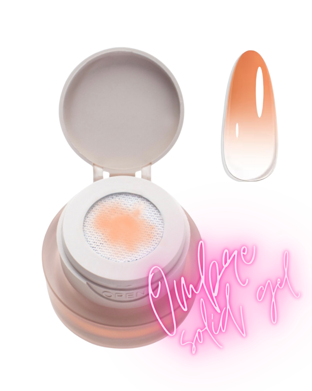 Ombre solid gel - Orange