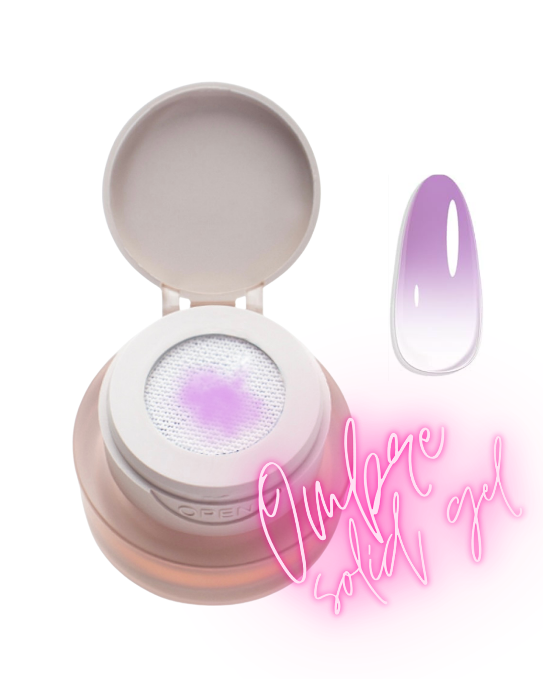 Ombre soli gel - Lilla