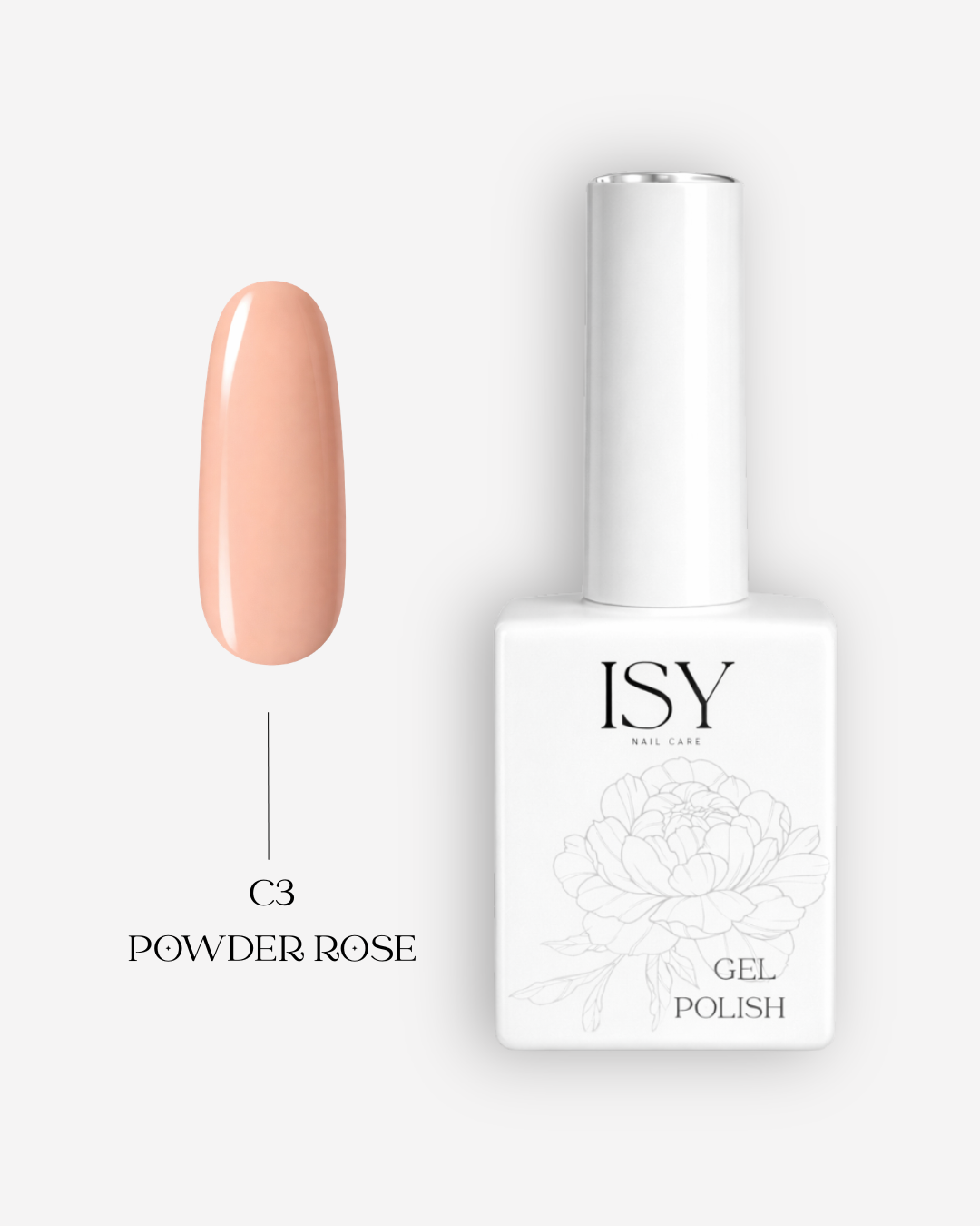 Smalto semipermanente Powder Rose C3