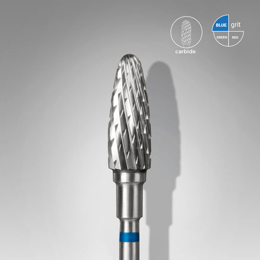 Punta Carbide Conica, blu, diametro 5 mm - lunghezza punta 13 mm