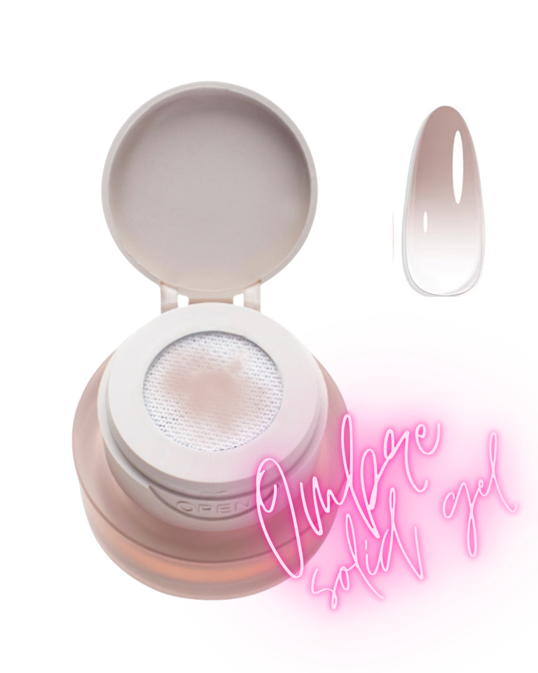 Ombre solid gel - Tortora